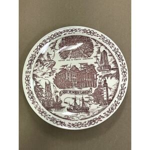 Vintage State‎ of North Carolina Collectible Plate